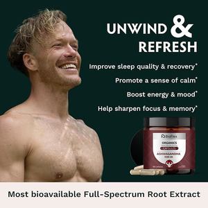 Oem Custom Label <span class=keywords><strong>Ashwagandha</strong></span> Kruidensupplement Capsule Biologische <span class=keywords><strong>Ashwagandha</strong></span> Wortelpoeder Capsule Voor Het Verlichten Van Stress En Angst - Product Image 3