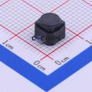 1TS009C-2400-5000-CT Tactile Switch SMD,6x6mm Switch Single Pole Single Throw Round Button 2.4N Vertical Mount - Product Image 1