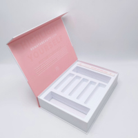 Boîte cadeau écologique personnalisée avec couvercle rabattable, insert en éponge, emballage rigide de luxe pour services à thé, vente en gros, logo personnalisé