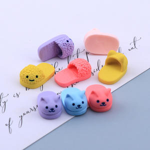 Novedad, Marca JC, Modelo S-5, Mini Pantuflas Creativas de Dibujos Animados, Dijes de Resina, Cuentas de Plástico Acrílico de Colores Mezclados para Manualidades - Product Image 2