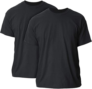 Vente en Gros Sporty 100% Coton Couleur Unie T-shirts pour Hommes-Séchage Rapide Manches Courtes Coupe Régulière - Product Image 1
