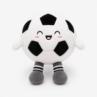 Peluche de Fútbol Personalizado de Alta Calidad, Recuerdo Deportivo, Mascota con Rostro Bordado, Pelota de Fútbol Suave para Regalo de Equipo
