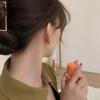REETI 925 plata esterlina Simple Babysbreath pendientes para mujer moda personalidad pareja pequeños pendientes contratados