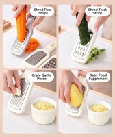Ustensiles de cuisine, mini-râpe 3 en 1, râpe multifonctionnelle pour la maison, éplucheur de légumes en acier inoxydable, trancheuse de légumes