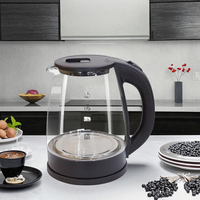 Appareils ménagers de cuisine bouilloire électrique 220V chauffe-eau sans fil théière chauffage électrique verre bouilloire électrique