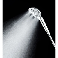 Haute qualité 11 fonctions Massage poche Nano bulle pommeau de douche PP coton filtre avec bouton d'arrêt en un clic pour salle de bain