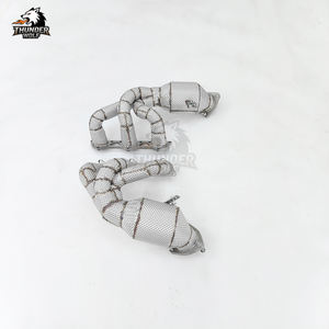 Nouveau collecteur d'échappement <span class=keywords><strong>Hetu</strong></span> pour 718 Cayman GT4 RS 4.0L 2022 - Sans voyant moteur d'avertissement - Downpipe sport - Headers de performance SS304 - Product Image 3