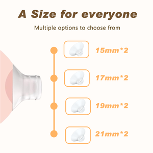 Accesorios para Extractores de Leche Materna, Inserto de Brida Corta de 14/16/18/20/22 mm para Extractores de Leche <span class=keywords><strong>Medela</strong></span>, Spectra y Cimirle - Product Image 2