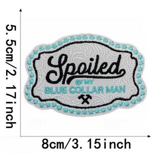 Patch brodé thermocollant Howdy Cowboy I love Dads Cowgirl pour la décoration de vêtements, chapeaux et sacs - Product Image 4