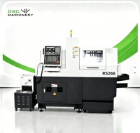 Torno CNC de Tipo Suizo RS266 de Alta Velocidad, 10000 RPM, 6 Ejes, Doble Husillo, con Capacidad de Torneado Automático, Sistema Fanuc