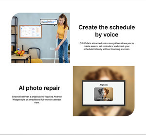 Calendario elettronico da 10 pollici 1280*800 IPS Gestione dell'agenda multifunzione per l'uso quotidiano <span class=keywords><strong>in</strong></span> casa e <span class=keywords><strong>in</strong></span> ufficio - Product Image 3