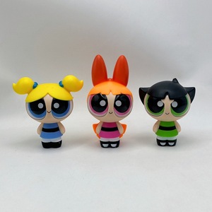 Powerpuff Girls Statuetta in PVC dei Cartoni Animati Blossom Bubbles Buttercup Classico Anime per Macchina Artiglio Giocattolo Modello Bambola Ornamento - Product Image 4
