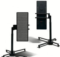 Soporte Universal Eléctrico Blanco y Negro con Control Remoto para Ajuste Flexible, para Lámpara de Terapia de Luz Roja LED para Belleza en el Hogar