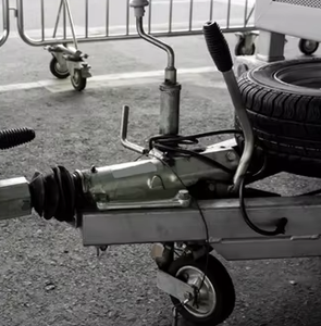 Ruedas de Soporte para Remolque, <span class=keywords><strong>Rueda</strong></span> de Soporte para Caravana con Ruedas Neumáticas de 10 Pulgadas - Product Image 6