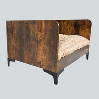 Canapé et chaise de luxe pour chien, cages et maisons en bois pour animaux de compagnie, mobilier, niche pour chien, lit en bois pour chat et chien
