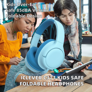 <span class=keywords><strong>IClever</strong></span> C371 Kinder Over-Ear Faltbare Kopfhörer 85dBA Sicherer Klang Kabelgebunden 3,5mm Klinke Aktive Geräuschunterdrückung Chromebook Tablet - Product Image 6