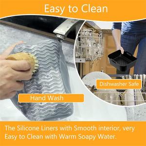 <span class=keywords><strong>ซิ</strong></span><span class=keywords><strong>ลิ</strong></span><span class=keywords><strong>โคน</strong></span>ที่กําหนดเองทอดอากาศซับไม่ติดทอดอากาศเตาอบซับล้างง่ายหม้อทอดอากาศสําหรับนินจา AF500 - Product Image 6