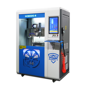 Tour à découper automatique pour jantes en alliage de voiture DCM32C-S, machine de <span class=keywords><strong>réparation</strong></span> de jantes CNC, prix fabricant, en vente - Product Image 3