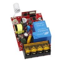 Module d'interrupteur sans fil intelligent 1 canal 75V-265V interrupteur de télécommande universel pour pompes à eau en béton moteurs de jardin 40A