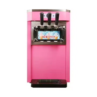 Tafelblad 3 Smaken Mini Soft Make Ijs Machine Prijs/Kleine Ijs Maker Prijs
