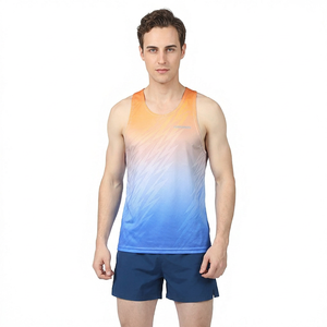Camiseta Deportiva Transpirable para Hombre, Chaleco Deportivo Sublimado Personalizado, Camiseta sin Mangas para Entrenamiento - Product Image 1
