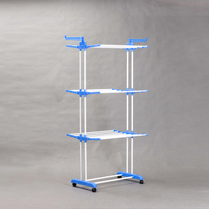 Stendibiancheria Pieghevole Mobile a 3 Ripiani per Verniciatura a Spruzzo - Product Image 4