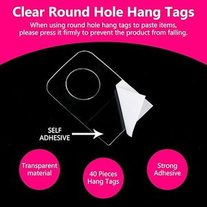 ตะขอแขวนสินค้าแบบมีกาวในตัว แข็งแรง ทนทาน รูปทรงกลม ยืดหยุ่นได้ - Product Image 5