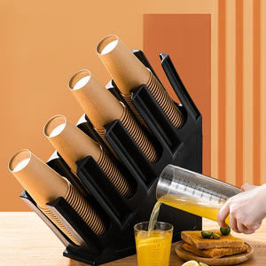 Commandez directement un distributeur de gobelets à 4 compartiments pour la cuisine, les salons de thé, les cafés, les distributeurs de boissons gazeuses, organisateur de gobelets pour le <span class=keywords><strong>rangement</strong></span> des gobelets, accessoires - Product Image 5