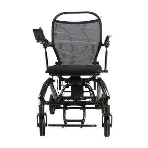 장애인 전용 전동 휠체어 카본 라이트 블랙 재활 치료 용품 20 Km