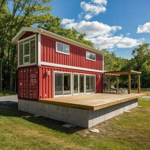 Maisons modulaires en conteneur de luxe, Modules de maison en conteneur préfabriqués, Bureau en conteneur de 3 chambres - Product Image 2