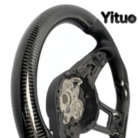 Volant personnalisé en fibre de carbone adapté aux Volkswagen Golf MK7, MK6, MK5 GTI GTD TDI Jetta Passat, Bora, Polo, Sagitar