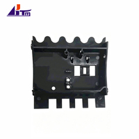 Support de base en plastique noir à bords ondulés NCR 484-0106803-105-28 pour pièces de rechange de cassette de billets de guichet automatique