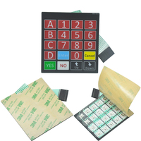 Fpc sérigraphie télécommande film dôme métallique membrane interrupteur clavier superposition graphique
