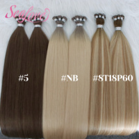 Extensions de cheveux vierges Genius Weft à double trame, invisibles, pour une installation rapide, nouvelles couleurs de salon