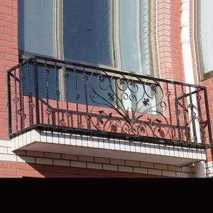 Top-vente Galvanisé Tige De Fer Extérieur Balustrades de Balcon Mur Maison Chaude Galvanisé Bateau Traditionnel ou D'air LB-B-F-00028 <span class=keywords><strong>LONGBANG</strong></span> - Product Image 2