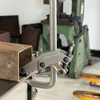 Pince en F robuste en acier allié, type cantilever à poussée arrière, pour assemblage de menuiserie