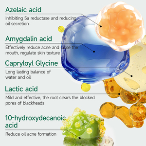 Sérum Éliminateur <span class=keywords><strong>de</strong></span> Points Noirs au <span class=keywords><strong>Charbon</strong></span> <span class=keywords><strong>de</strong></span> Bambou Activé avec Logo Personnalisé, Kit <span class=keywords><strong>de</strong></span> Soins Visage à l'Acide Lactobionique pour l'Élimination des Points Noirs - Product Image 5