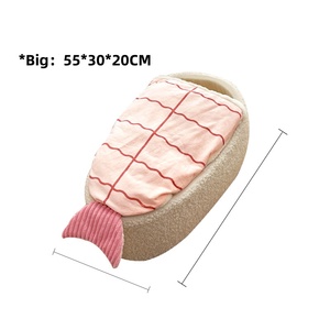Nouveaux lits pour animaux de compagnie <span class=keywords><strong>matelas</strong></span> chaud en forme de sushi pour <span class=keywords><strong>chien</strong></span> pour automne hiver pour chats chiens fournitures pour animaux de compagnie - Product Image 4