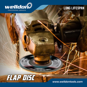 WELLDON Disques <span class=keywords><strong>à</strong></span> lamelles de précision 60/80/120 grain 115x22.23MM T27 Roues <span class=keywords><strong>à</strong></span> lamelles et 4 disques <span class=keywords><strong>à</strong></span> lamelles 1/2 pour meuleuse d'angle Abrasifs - Product Image 6