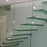 Verre feuilleté de sécurité trempé à trois couches de haute qualité pour escaliers