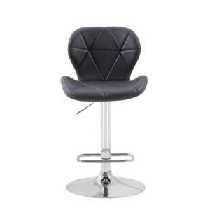 Taburetes de <span class=keywords><strong>Bar</strong></span> de cuero PU nuevos ajustables giratorios, muebles comerciales para exteriores sin brazos de altura de mostrador para comedor, Hotel para sala de estar - Product Image 3