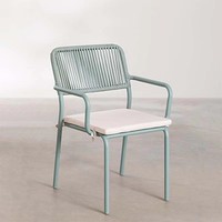 Ensemble de chaises et table en rotin modernes, durables et confortables pour 4 personnes, respectueux de l'environnement, portables, pour patios, pelouses, piscines, garantie 5 ans