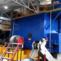 Four à air chaud écologique à biomasse, générateur d'air chaud industriel alimenté à la biomasse pour usine d'engrais