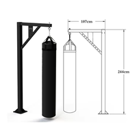 Équipement de gymnastique de haute qualité Supports de sac de boxe fixes robustes