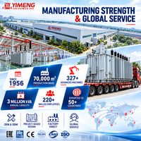 Transformateur triphasé à bain d'huile personnalisé YIMENG pour applications industrielles et utilitaires