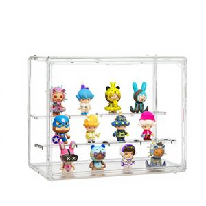 Organizador de Juguetes de Plástico que Ahorra Espacio para Sala de Estar con Cajas Transparentes y Estantes Apilables - Product Image 1