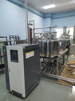 Machine d'émulsification sous vide de laboratoire en acier inoxydable 304/316L de haute qualité, type compact, pour crèmes / Machine de homogénéisation et de mélange de laboratoire