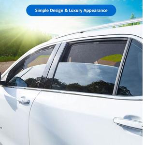 Parasol de malla de fábrica para ventana de coche, persianas laterales de lujo para coche, cortinas automáticas para <span class=keywords><strong>Audi</strong></span>, 5 unids/set, accesorios de <span class=keywords><strong>Interior</strong></span> de coche - Product Image 5