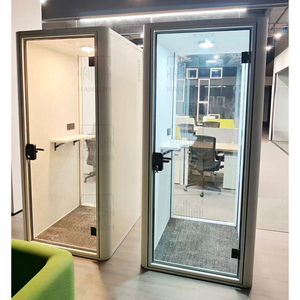 Venta al por mayor <span class=keywords><strong>de</strong></span> fábrica Habitación insonorizada <span class=keywords><strong>Cabina</strong></span> silenciosa Oficina móvil Sala <span class=keywords><strong>de</strong></span> negociación Estudio <span class=keywords><strong>de</strong></span> <span class=keywords><strong>grabación</strong></span> <span class=keywords><strong>Cabina</strong></span> telefónica <span class=keywords><strong>desmontable</strong></span> - Product Image 1