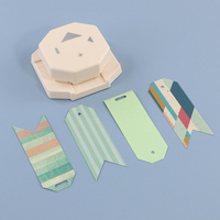 YUNMEI Machine à poinçonner multifonction 4-en-1, coupe-coin pour étiquettes, artisanat du papier, DIY, formes ovale/poisson/queue de cygne/angle biseauté, en zinc